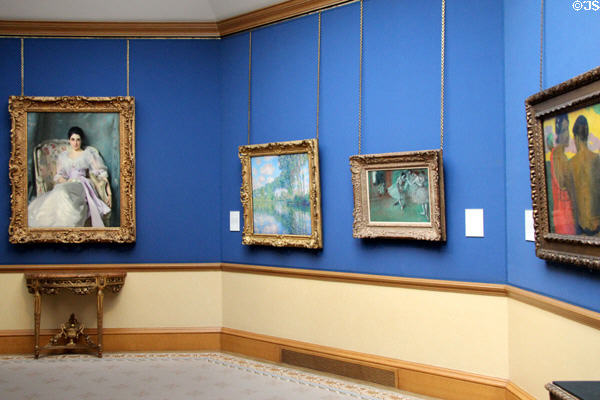 French Impressionist gallery at National Gallery of Scotland. Edinburgh, Scotland.