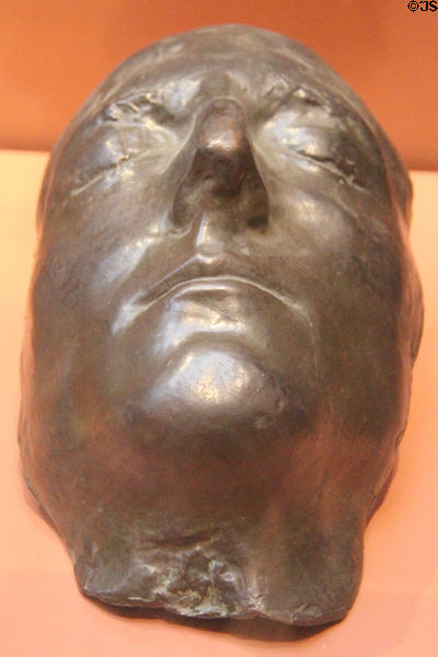 Prince Charles Edward Stuart death mask (after 1788) by unknown at National Portrait Gallery of Scotland. Edinburgh, Scotland.