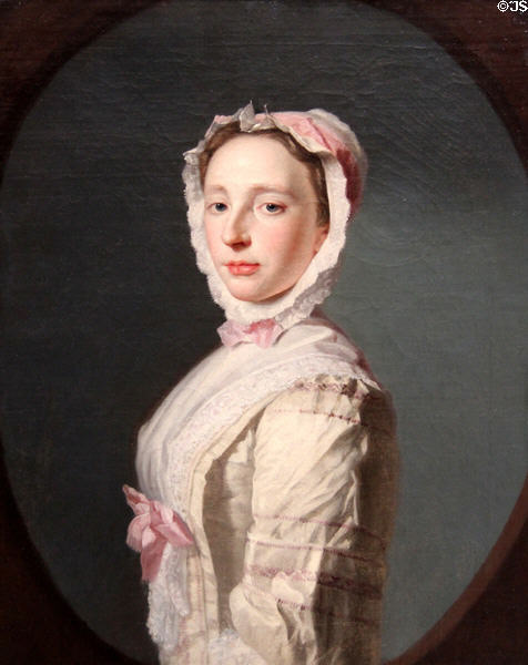 Anne Bayne, Mrs. Allan Ramsay portrait (1739) by Allan Ramsay at National Portrait Gallery of Scotland. Edinburgh, Scotland.
