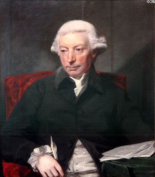 Professor Adam Ferguson portrait (1781-2) by Sir Joshua Reynolds at National Portrait Gallery of Scotland. Edinburgh, Scotland.