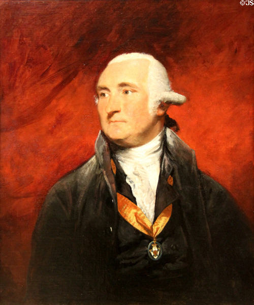 Sir William Forbes of Pitsligo portrait (1786) by Sir Joshua Reynolds at National Portrait Gallery of Scotland. Edinburgh, Scotland.