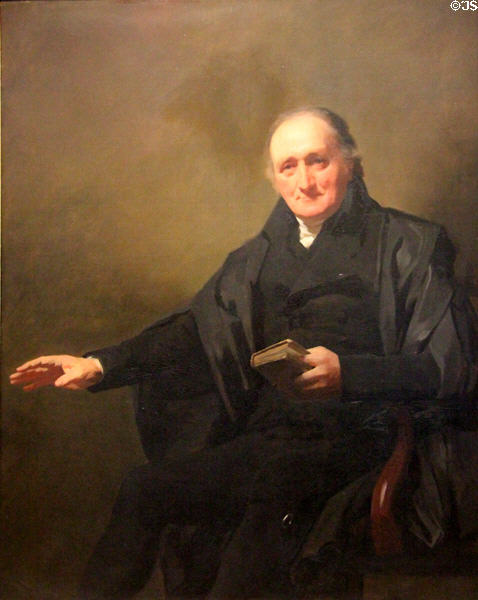 Alexander Adam portrait (1805) by Sir Henry Raeburn at National Portrait Gallery of Scotland. Edinburgh, Scotland.