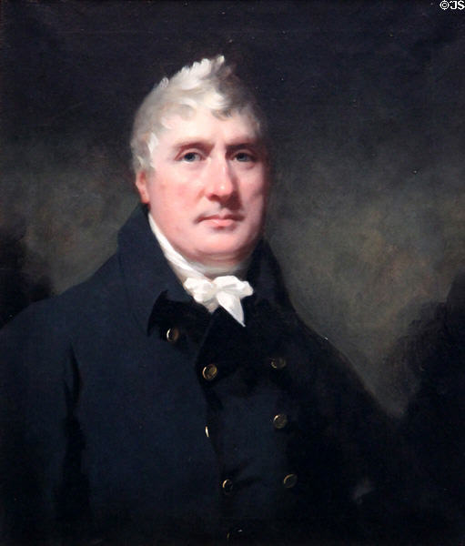 John Rennie portrait (c1810) by Sir Henry Raeburn at National Portrait Gallery of Scotland. Edinburgh, Scotland.