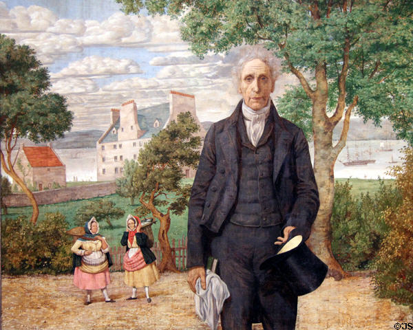 Sir Alexander Morison portrait (1852) by Richard Dadd at National Portrait Gallery of Scotland. Edinburgh, Scotland.