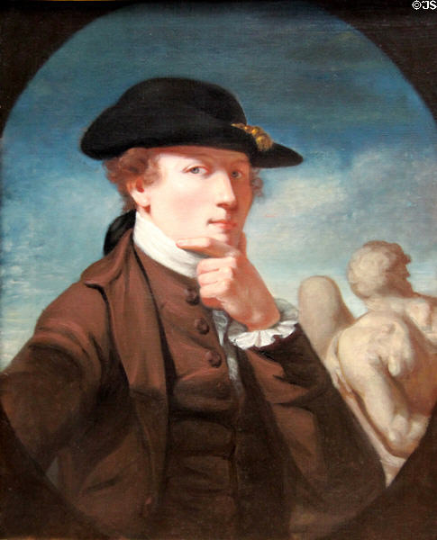Self portrait (1767) by John Runciman at National Portrait Gallery of Scotland. Edinburgh, Scotland.