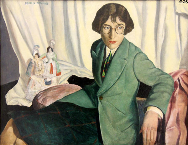 Dorothea Hannah portrait (1928) by James McIntosh Patrick at Scottish National Gallery of Modern Art. Edinburgh, Scotland.