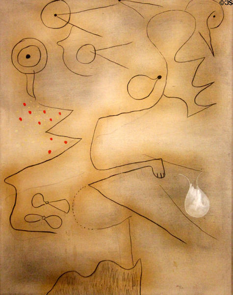 Painting (1925) by Joan Miró at Scottish National Gallery of Modern Art Dean Gallery. Edinburgh, Scotland.