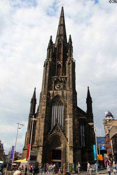 The Hub (originally Church of Scotland) (1845) now Centre for Edinburgh's Festival on Royal Mile. Edinburgh, Scotland.