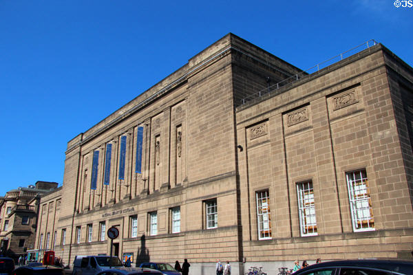 National Library of Scotland (1936-55) by Reginald Fairlie then (1950-55) by A.R. Conlon. Edinburgh, Scotland.