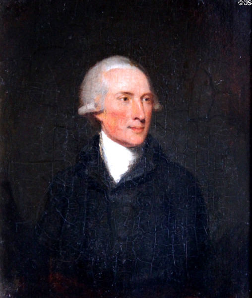 Portrait of Henry MacKenzie (1745-1831) at Georgian House museum. Edinburgh, Scotland.