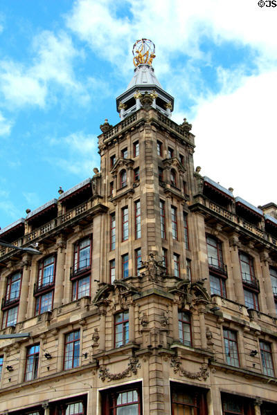 Former Forsyth's department store (1906-7) (30 Princes St.). Edinburgh, Scotland. Architect: J.J. Burnet.