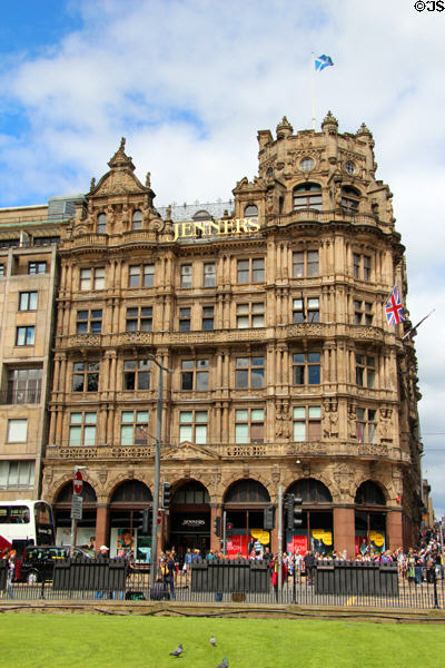 Jenners Department Store (1893-5) (47-52 Princes St.). Edinburgh, Scotland. Architect: W. Hamilton Beattie.