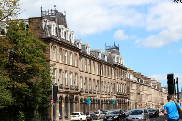 2 York Buildings (1875) on Queen Street. Edinburgh, Scotland. Architect: Robert Raeburn.
