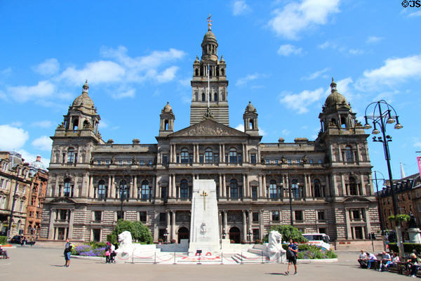 Glasgow City Chambers (1882-90) (80 George Square). Glasgow, Scotland. Architect: William Young.