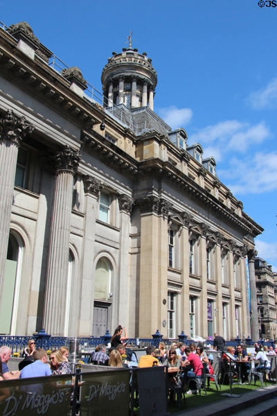 Southern facade of Gallery of Modern Art comprising Hamilton's extension on left (c1830) & 5 bays of original Cunninghame Mansion (1778). Glasgow, Scotland.
