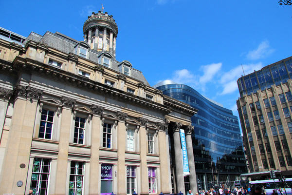 GOMA with surrounding modern building of Queen Street. Glasgow, Scotland.