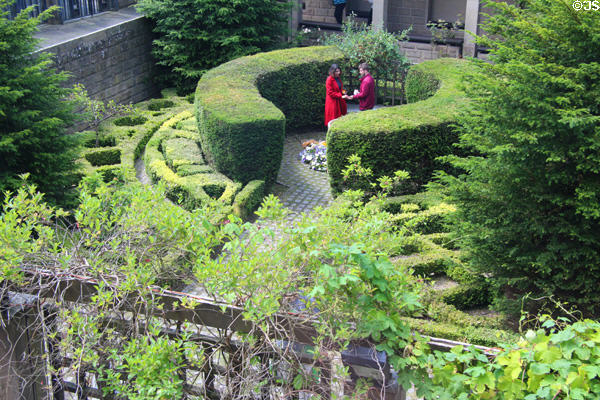 Garden behind Provand's Lordship. Glasgow, Scotland.