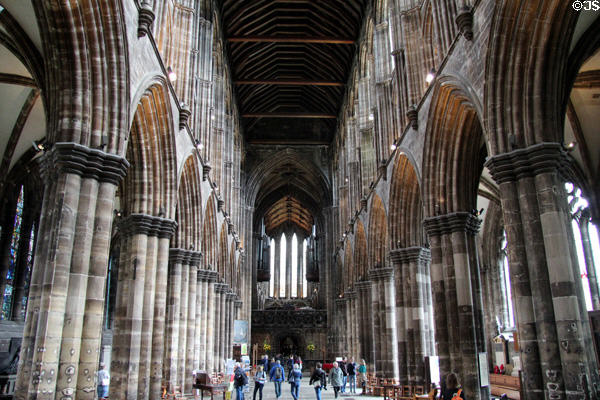 Interior of Glasgow Cathedral (12-15thC). Glasgow, Scotland.