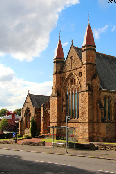 Sherbrooke St Gilbert's Church (1900) (240 Nithsdale Road). Glasgow, Scotland. Architect: W F MacGibbon.