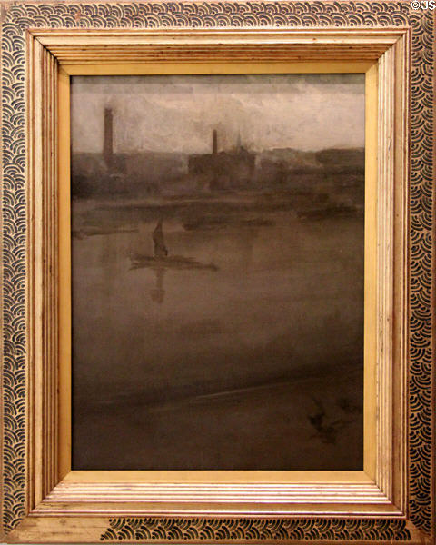 Rhine watercolor (1817) by Joseph Mallord William Turner at Hunterian Art Gallery. Glasgow, Scotland.