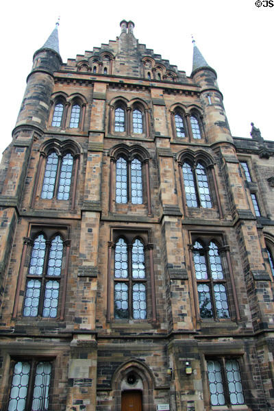 Principal's Lodgings on Professors' Square (1868-71) at University of Glasgow. Glasgow, Scotland. Architect: George Gilbert Scott.