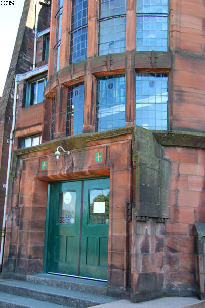 Girls entrance at Scotland Street School. Glasgow, Scotland.