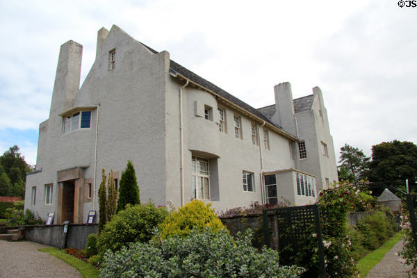 Hill House designed by Charles Rennie Mackintosh for client W.W. Blackie Esq. Helensburgh, Scotland.
