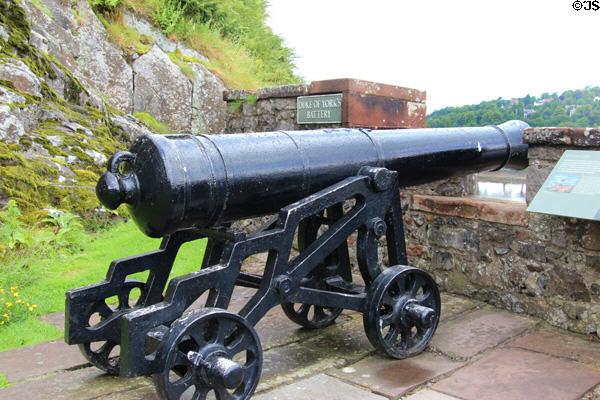 Duke of York's Battery at Dumbarton Castle. Glasgow, Scotland.
