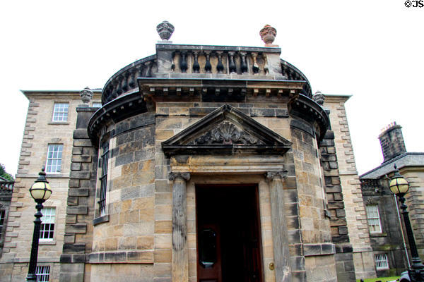 Visitor entrance at Pollok House. Glasgow, Scotland.