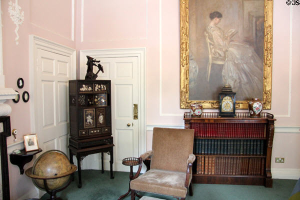 Painting & furnishing in business room at Pollok House. Glasgow, Scotland.