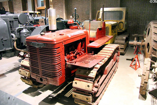 Collection of farm machinery at National Museum of Rural Life. Kittochside, Scotland.