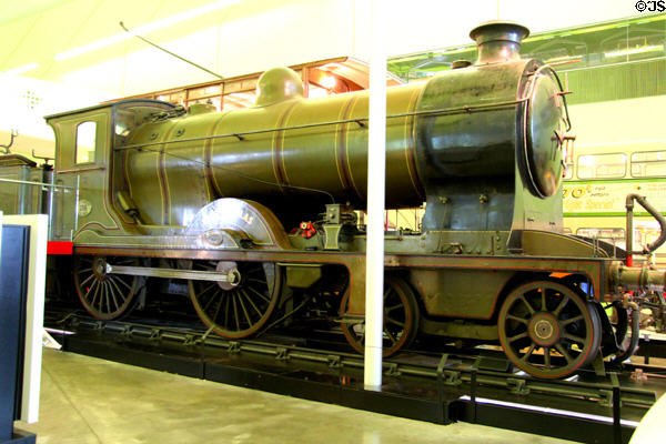 North British Railway Glen Douglas steam locomotive no. 256 (1913) by Cowlairs Works of Glasgow at Riverside Museum. Glasgow, Scotland.