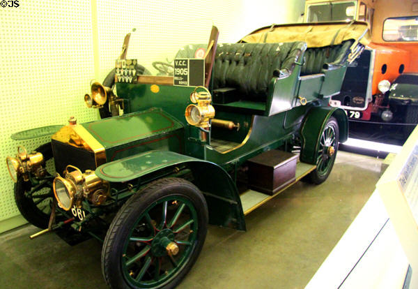 Rolls-Royce 3-cylinder 15hp (1905) from Manchester at Riverside Museum. Glasgow, Scotland.
