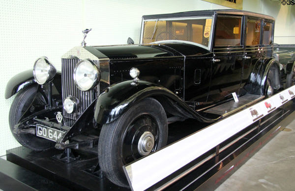 Rolls-Royce Phantom II (1931) from England at Riverside Museum. Glasgow, Scotland.