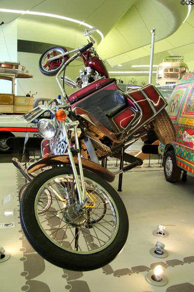 Wil-Mac trike with VW Beetle engine (1984) from California at Riverside Museum. Glasgow, Scotland.