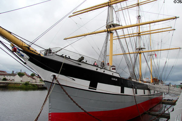 Bow of Glenlee Tall Ship. Glasgow, Scotland.