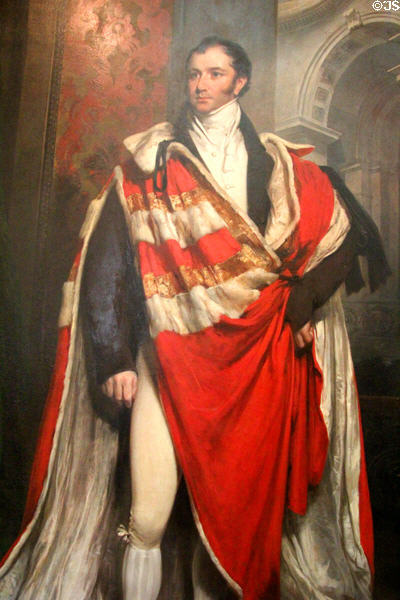Portrait of Archibald 12th Earl of Cassillis (1810) by William Owen at Culzean Castle. Maybole, Scotland.