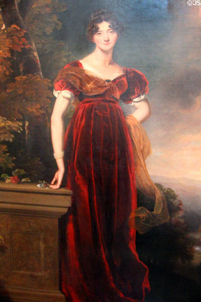 Portrait of wife of Archibald 12th Earl of Cassillis (1810) by William Owen at Culzean Castle. Maybole, Scotland.