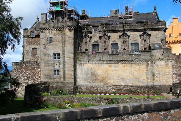 Palace (1539-42) at Stirling Castle built by James V. Stirling, Scotland. Architect: James Nicholson & James Hamilton of Finnart with designer Thomas French.
