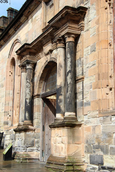 Chapel Royal (1594) built by James VI at Stirling Castle. Stirling, Scotland.