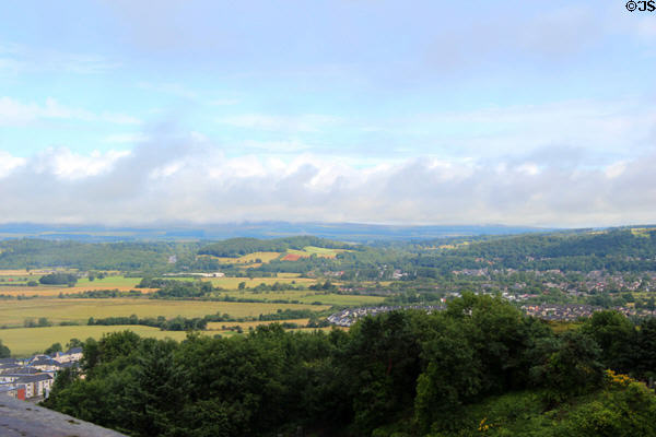 View from Stirling Castle. Stirling, Scotland.