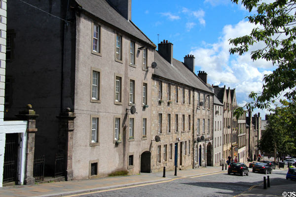 Heritage buildings along St John Street. Stirling, Scotland.