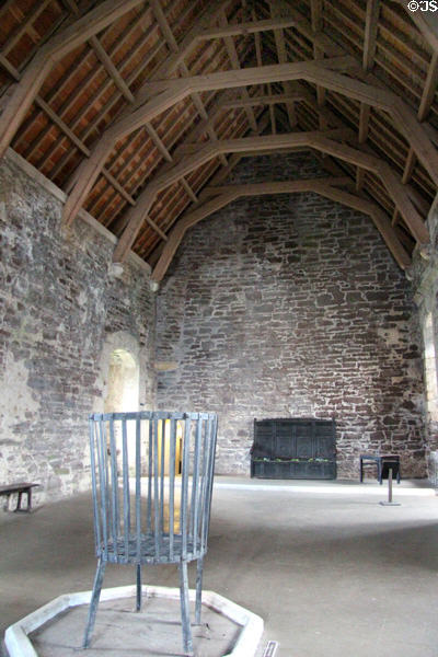Great Hall at Doune Castle. Doune, Scotland.