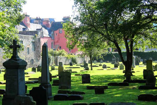 Graveyard at Dunfermline Abbey. Dunfermline, Scotland.