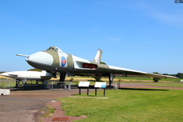 Avro Vulcan B.2A bomber (1962) at National Museum of Flight. East Fortune, Scotland.