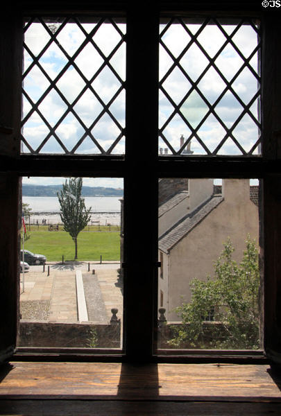 View from Culross Palace to Firth of Forth. Culross, Scotland.
