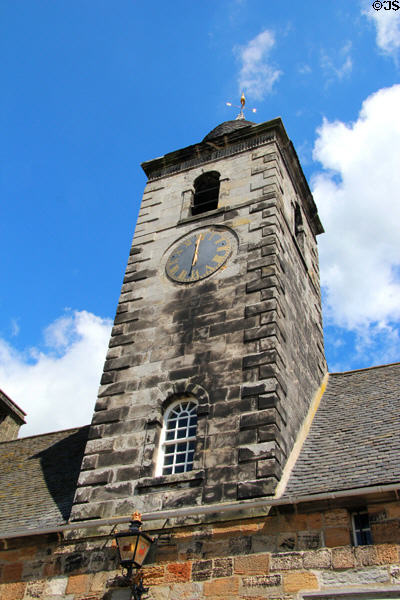 Culross Town House clock tower (1626). Culross, Scotland.