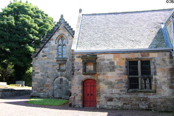Chapels & transept sections of Culross Abbey Church. Culross, Scotland.