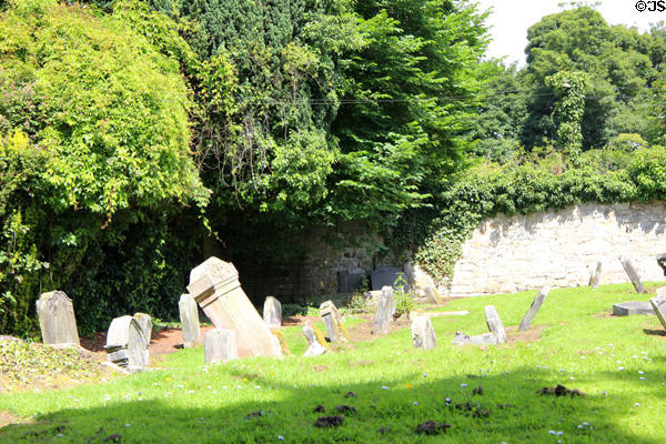Graveyard at Culross Abbey Church. Culross, Scotland.