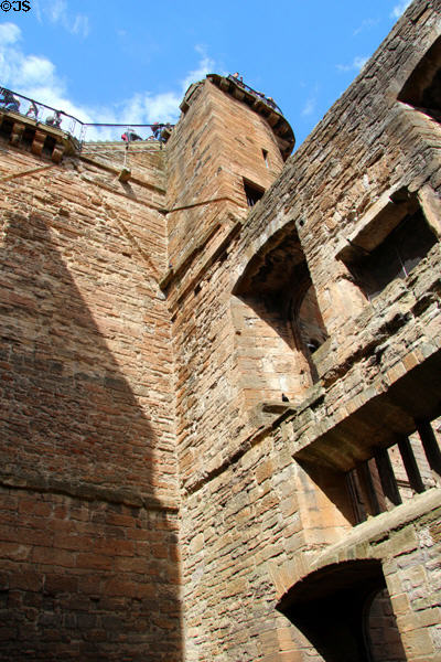 Royal apartments at Linlithgow Palace. Linlithgow, Scotland.